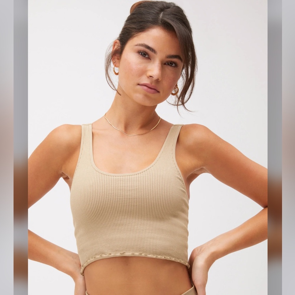 Spiritual Gangster Amor Seamless Crop Tank